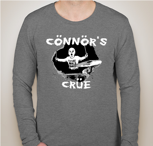 Connor's Crue 2018 Fundraiser - unisex shirt design - front