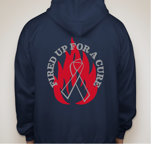 Fire Fight Neil's Brain Cancer Fundraiser - unisex shirt design - back