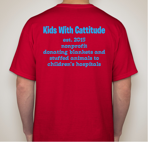 Kids With Cattitude- Fundraiser 2- 4th of July Fundraiser - unisex shirt design - back