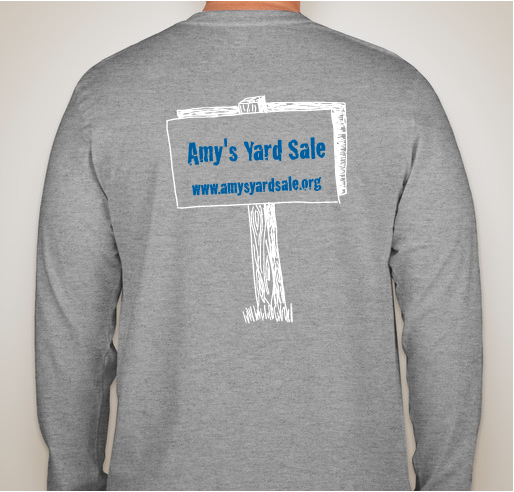 Amy's Yard Sale Summer T-Shirt Sale Fundraiser - unisex shirt design - back