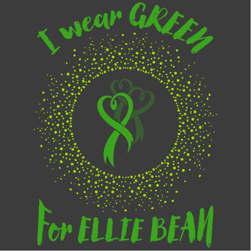 Green for Ellie Bean shirt design - zoomed