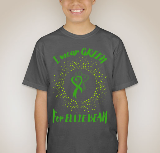 Green for Ellie Bean Fundraiser - unisex shirt design - front