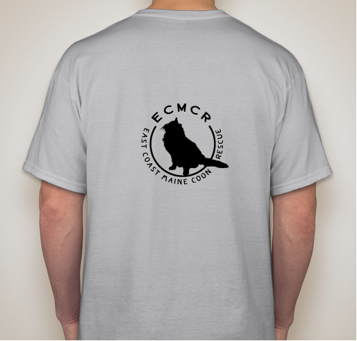 Fundraiser to benefit East Coast Maine Coon Rescue Fundraiser - unisex shirt design - back