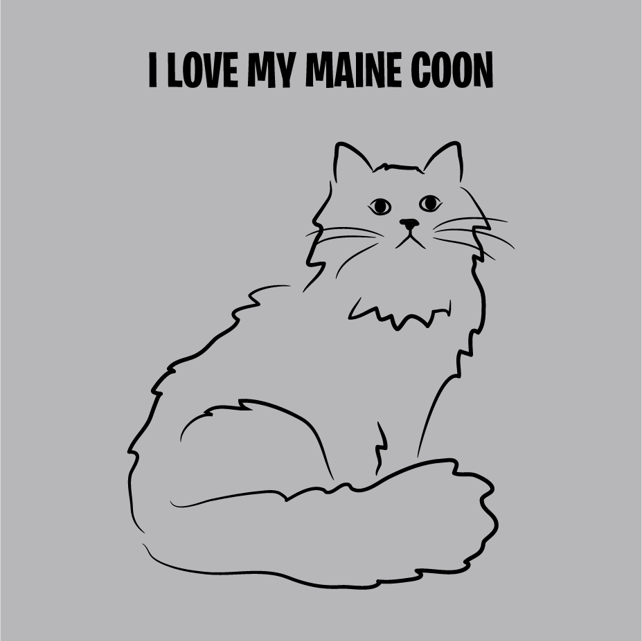 Fundraiser to benefit East Coast Maine Coon Rescue shirt design - zoomed