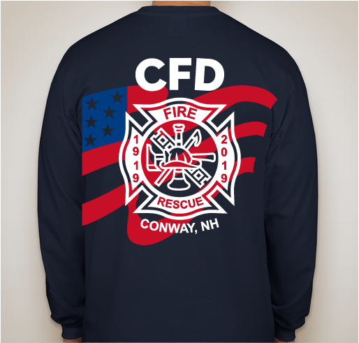Conway Fire Department - 100th Anniversary Shirt Sale Fundraiser - unisex shirt design - back