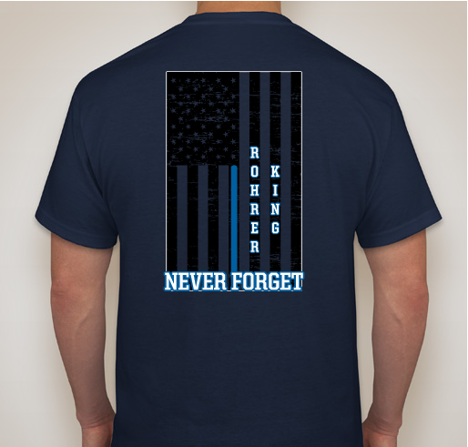WYCO Sheriff's Office - Fallen Officers Shirt Fundraiser - unisex shirt design - back