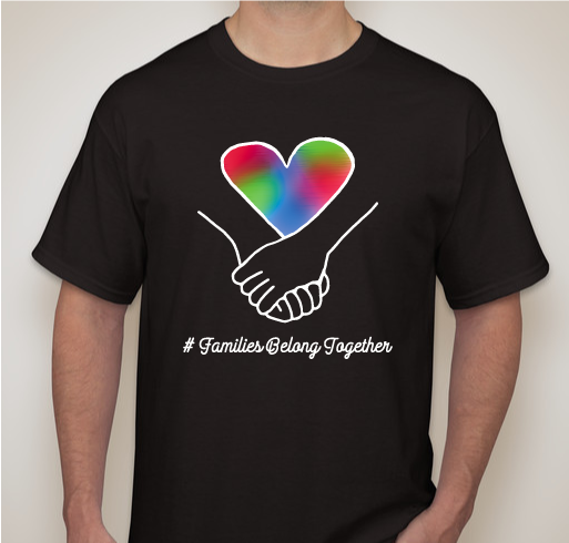 LDHH -#FamilesBelongTogether4Deaf Fundraiser - unisex shirt design - front