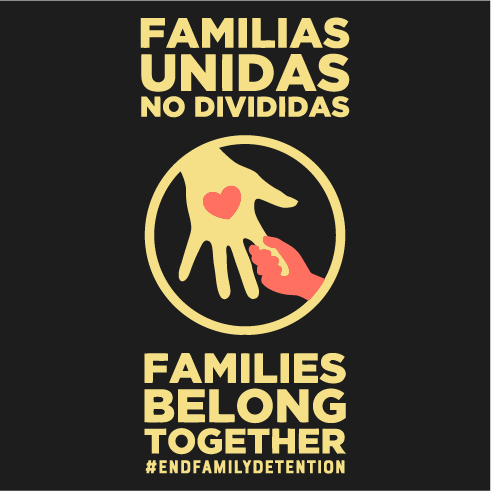 Families Belong Together - Eugene, OR shirt design - zoomed