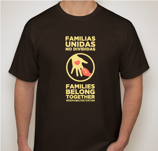 Families Belong Together - Eugene, OR Fundraiser - unisex shirt design - front