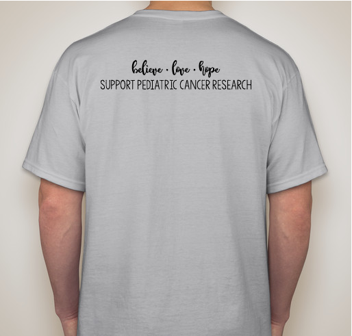 Lifting Logan - Support Hepatoblastoma Awareness & the Vanus Family Fundraiser - unisex shirt design - back