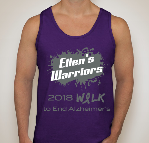 Ellen's Warriors Fundraiser - unisex shirt design - front