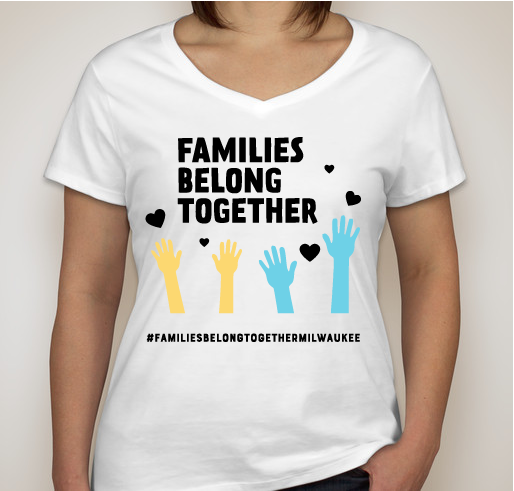 Families Belong Together - Milwaukee, WI Fundraiser - unisex shirt design - small