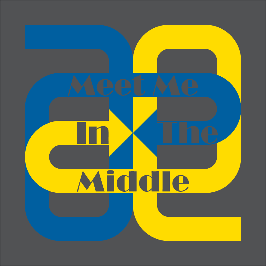 Meet Me In The Middle T-Shirts shirt design - zoomed