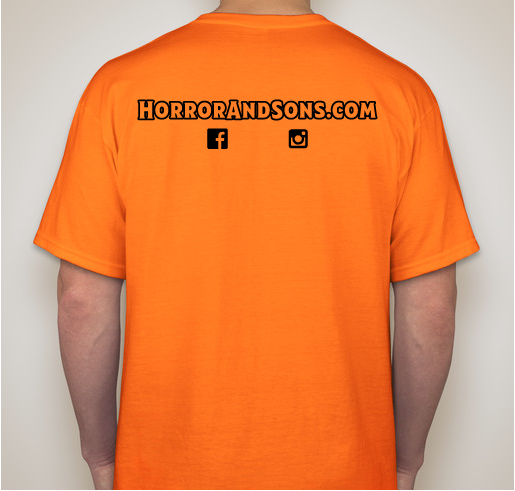 Horror And Sons T-Shirts - Volume 2.5 Fundraiser - unisex shirt design - back