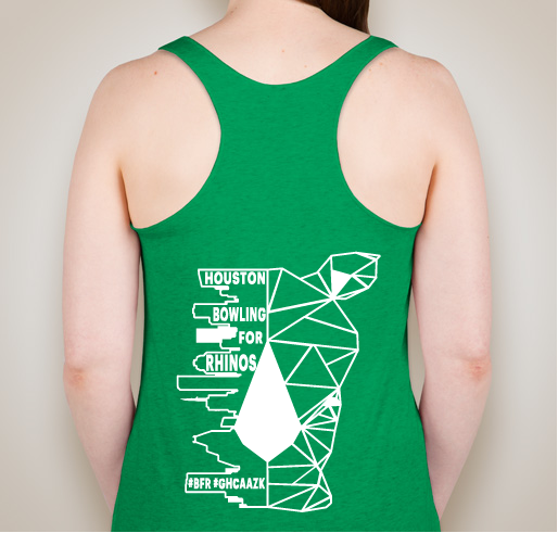 Houston Bowling for Rhinos 2018 Fundraiser - unisex shirt design - back