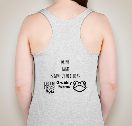 We Drink, We Farm Things, and Now We Have Shirts Fundraiser - unisex shirt design - back