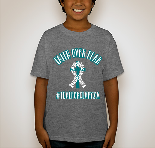 "Claryza CAN" Fundraiser - unisex shirt design - back