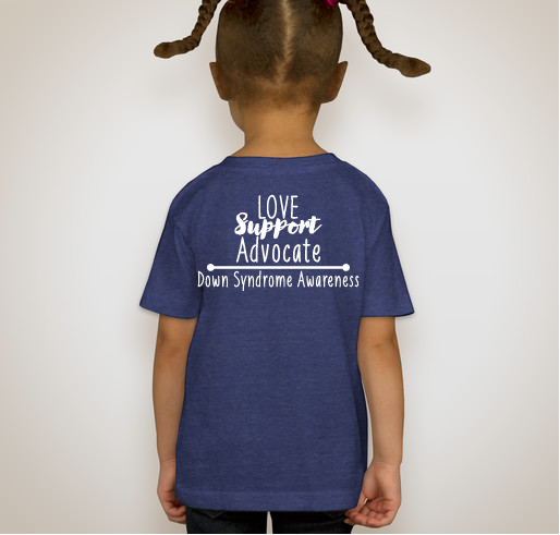 Step Up For Down Syndrome: Sam’s Squad Fundraiser - unisex shirt design - back