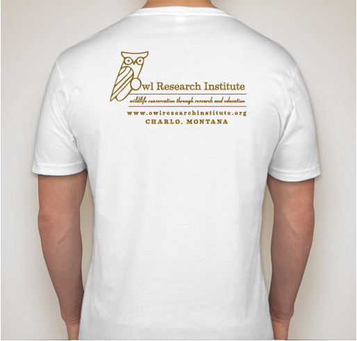 Owl Research Institute - Ospreys! Fundraiser - unisex shirt design - back