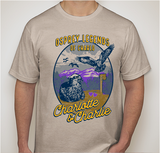 Owl Research Institute - Ospreys! Fundraiser - unisex shirt design - front