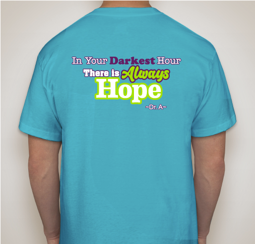 There is Always Hope Fundraiser - unisex shirt design - back