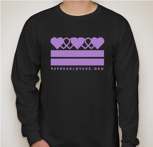 Spread Love DC Campaign Fundraiser - unisex shirt design - front