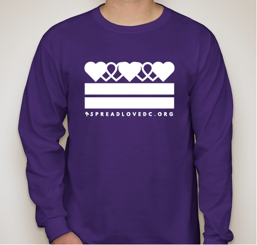Spread Love DC Campaign Fundraiser - unisex shirt design - front
