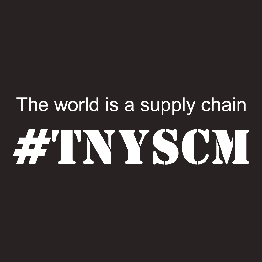 The New York Supply Chain Meetup shirt design - zoomed
