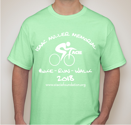 Isaac Miller Memorial Bike - Run - Walk Fundraiser Fundraiser - unisex shirt design - front