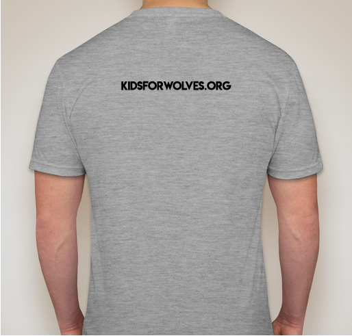 Kids for Wolves Fundraiser - unisex shirt design - back