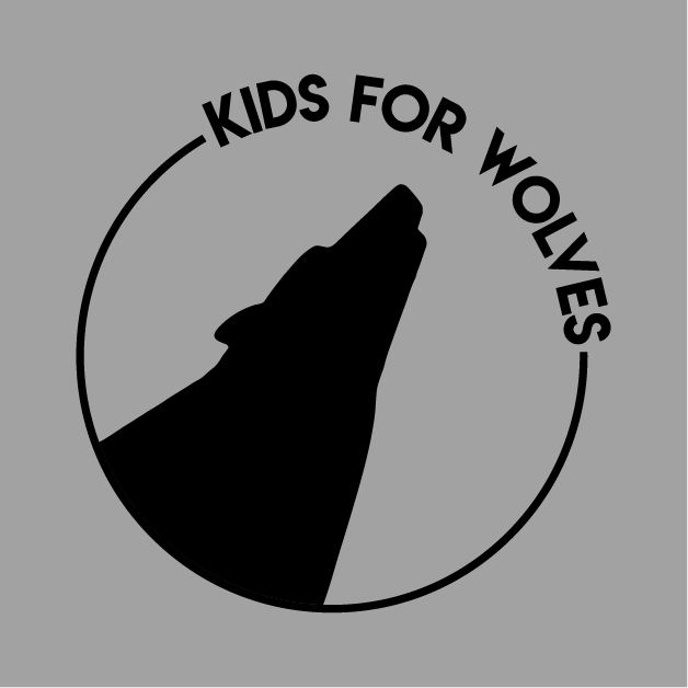 Kids for Wolves shirt design - zoomed