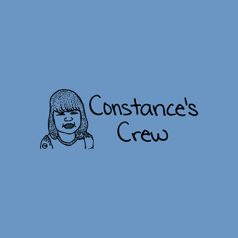 Constance's Crew shirt design - zoomed