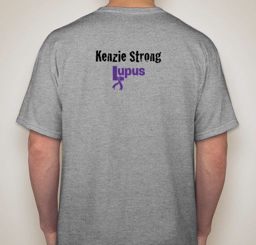 Kenzie's Crew Lupus Awareness Fundraiser - unisex shirt design - back