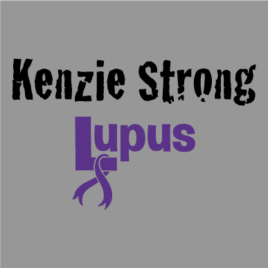 Kenzie's Crew Lupus Awareness shirt design - zoomed