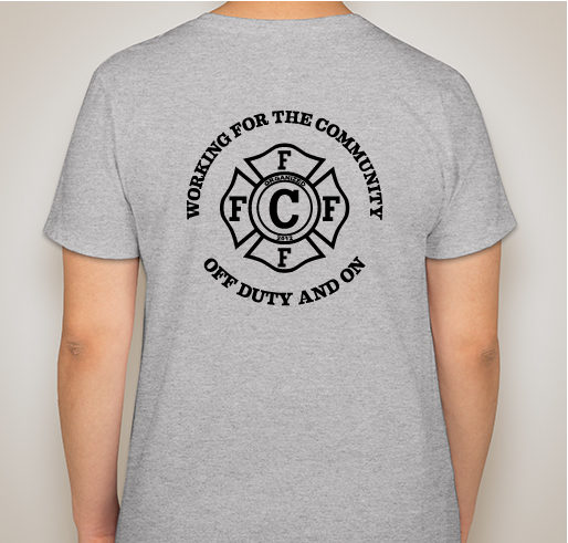 Fairfield Firefighters, IAFF Local 1426 Charitable Foundation Fundraiser - unisex shirt design - back