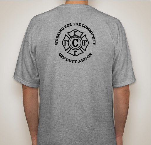 Fairfield Firefighters, IAFF Local 1426 Charitable Foundation Fundraiser - unisex shirt design - back