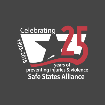 Safe States - 25 years shirt design - zoomed