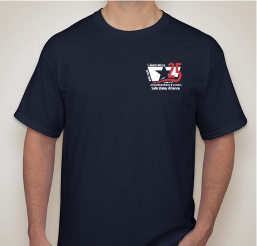 Safe States - 25 years Fundraiser - unisex shirt design - front