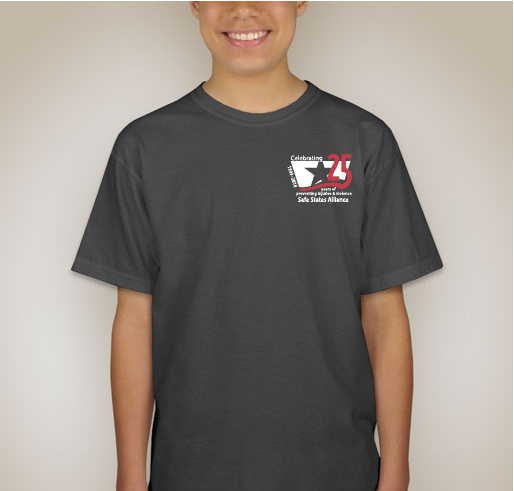 Safe States - 25 years Fundraiser - unisex shirt design - back