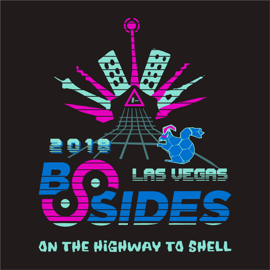 BSidesLV 2018 shirt design - zoomed
