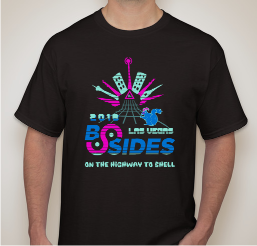 BSidesLV 2018 Fundraiser - unisex shirt design - front