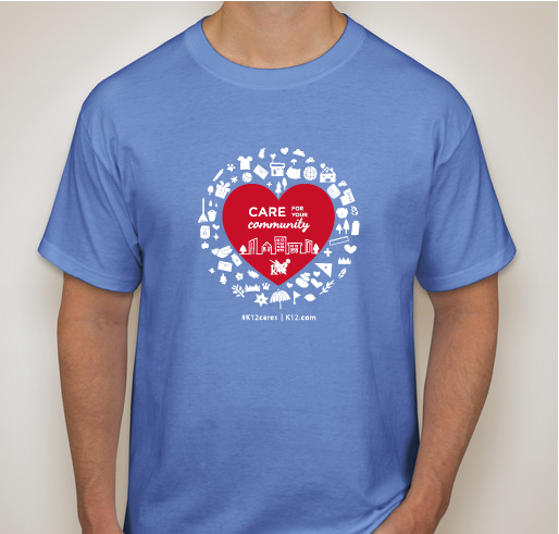 K12 Cares Fundraiser - unisex shirt design - front