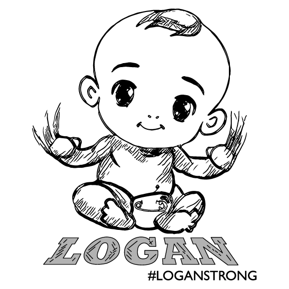Logan Strong Journey shirt design - zoomed