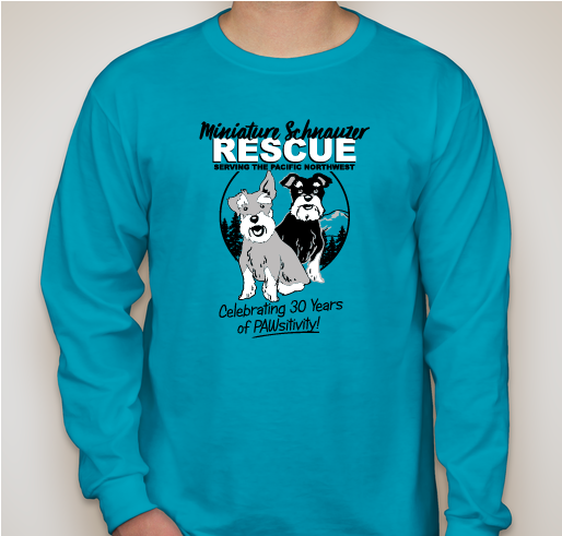 Miniature Schnauzer Rescue NW Fundraiser - unisex shirt design - front
