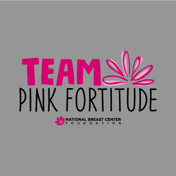 Team Pink Fortitude shirt design - zoomed