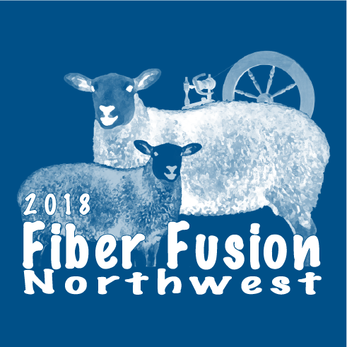 Fiber Fusion Northwest needs your support! shirt design - zoomed