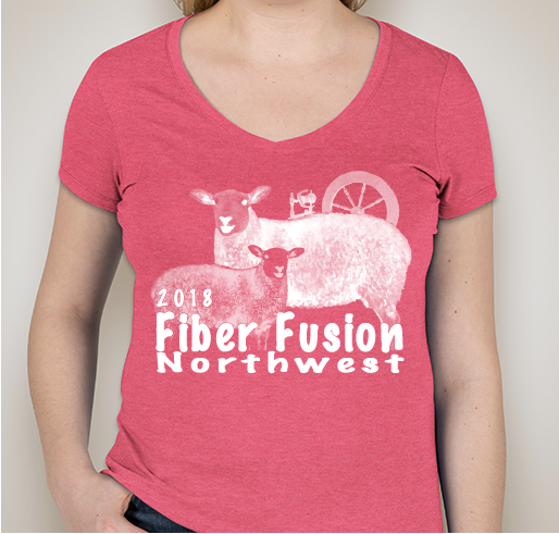 Fiber Fusion Northwest needs your support! Fundraiser - unisex shirt design - front