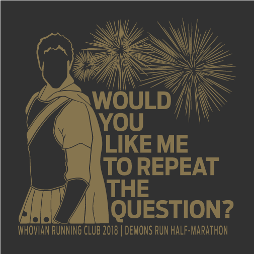 Demons Run Half-Marathon shirt design - zoomed