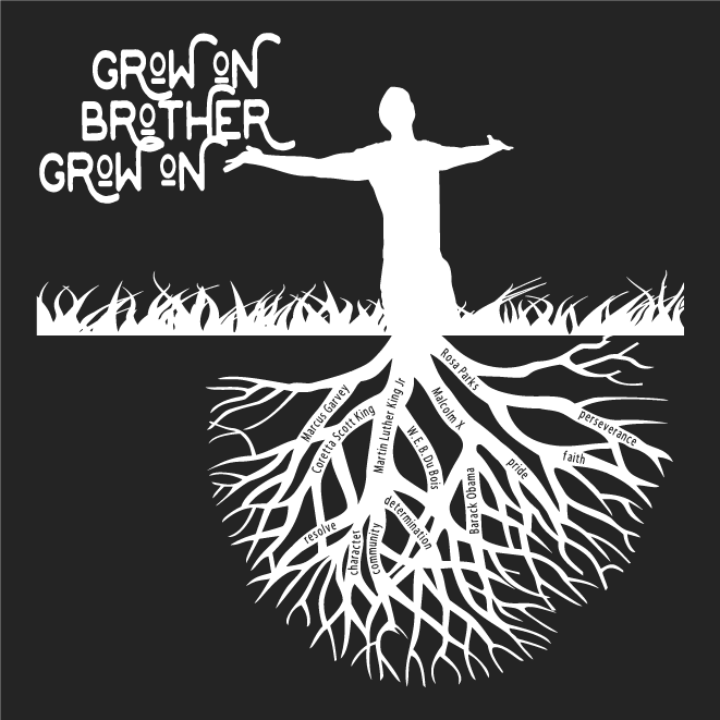 Grow Through It shirt design - zoomed