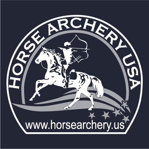 Horse Archery USA logo shirts! shirt design - zoomed